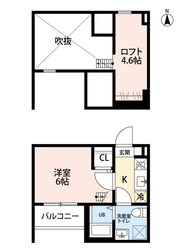 荒畑駅 徒歩4分 1階の物件間取画像